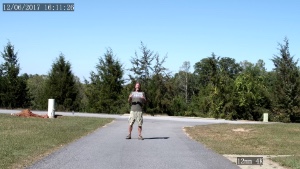 view at 50 feet from a 12mm 35 degree FOV lens 4K security camera