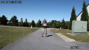 view at 20 feet from a 2.8mm 80 degree FOV lens 4K security camera