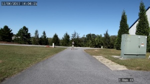 view at 75 feet from a 2.8mm 80 degree FOV lens 4K security camera