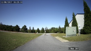 view at 50 feet from a 2.8mm 101 degree FOV lens  4MP security camera