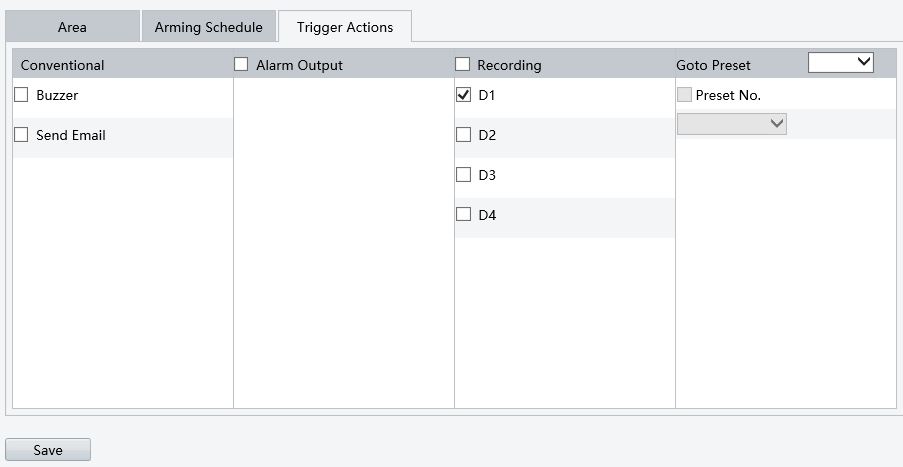 intrusion detection triggered actions
