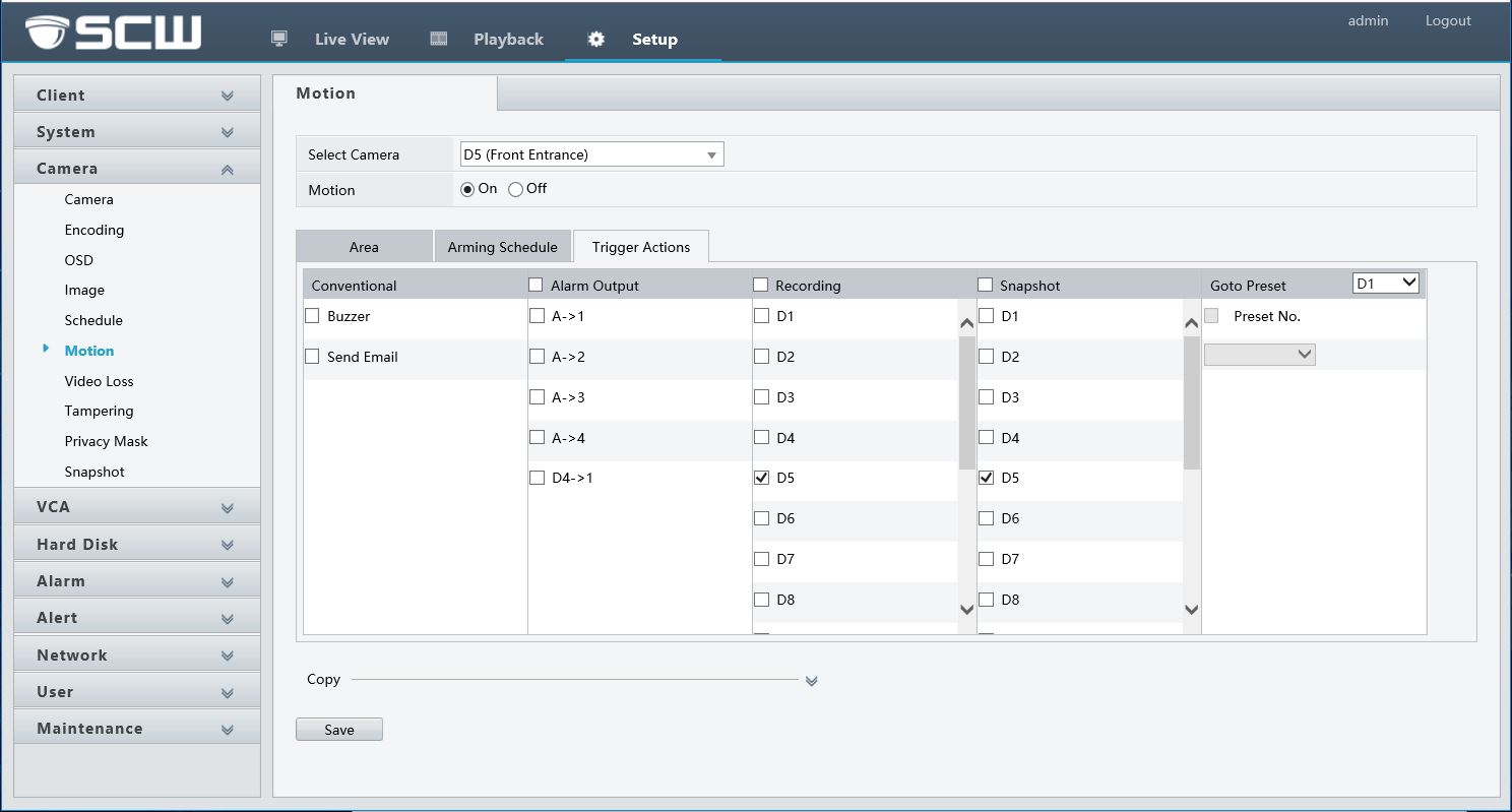 Snapshot Trigger Activity