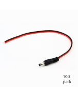 Pigtail Power Connectors Male (10pk) SCW-C201