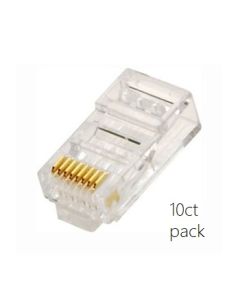 RJ45 CAT5/5E/6 Connectors (10pk) SCW-C111