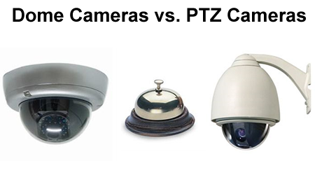 What are the differences between a dome camera and a ptz camera?